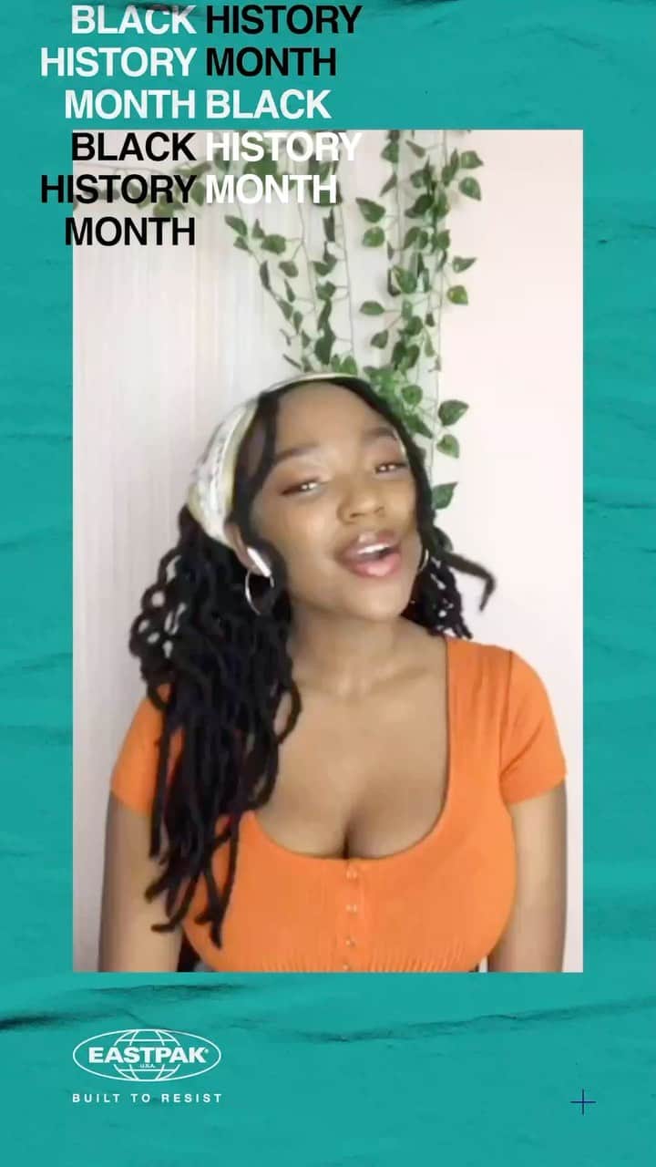 イーストパックのインスタグラム：「Get to know the Toronto-based soul artist and songwriter @divinelightbody who will be performing live tomorrow as part of our Black History Month celebrations. We asked her some questions about her music and what Black History Month means to her #builttoresist #eastpak #blackhistorymonth #bhm #equality」