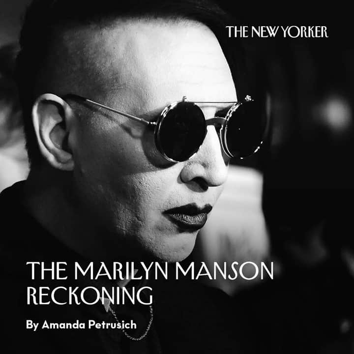 The New Yorkerさんのインスタグラム写真 - (The New YorkerInstagram)「Earlier this week, the actress Evan Rachel Wood confirmed that the man she once described to a House judiciary subcommittee, in a grisly and unflinching testimony of abuse, was Brian Warner—the goth-rock musician who records as Marilyn Manson. “It’s exceptionally dispiriting to feel oneself developing ‘abuse fatigue’—becoming inured to new and devastating allegations as a matter of self-preservation,” Amanda Petrusich writes. At the link in our bio, read about how the accusations against Manson reveal a blind spot in our reverence for outsider musicians. Photograph by Araya Doheny / Getty.」2月4日 22時10分 - newyorkermag