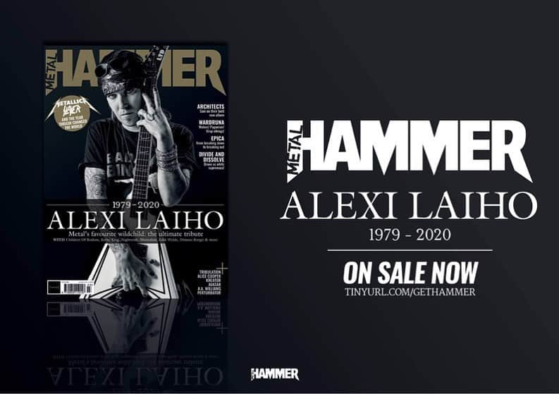 METAL HAMMERのインスタグラム：「On sale now! Order your copy of our Alexi Laiho tribute issue via the link in our bio (make sure to pick issue number 345 when you order) 🖤🤘 #AlexiLaiho #ChildrenOfBodom」