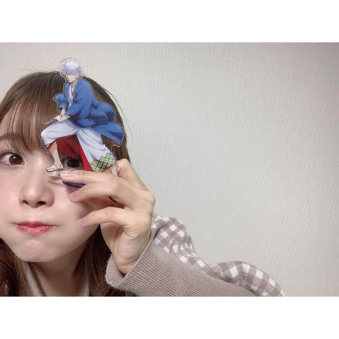 直田姫奈さんのインスタグラム写真 - (直田姫奈Instagram)「#ひなまるーむ の写真撮ってたら、いつぞやのふたラジでちはるんに言われた、銀魂の世界ならひなはさっちゃん。っていうのが当てはまりそうな、銀ちゃんの足の間から覗き込む瞬間を捉えてしまったので、共有します。 . #推しのいる生活 #幸せ #銀魂」2月4日 22時24分 - hinahinyan_official