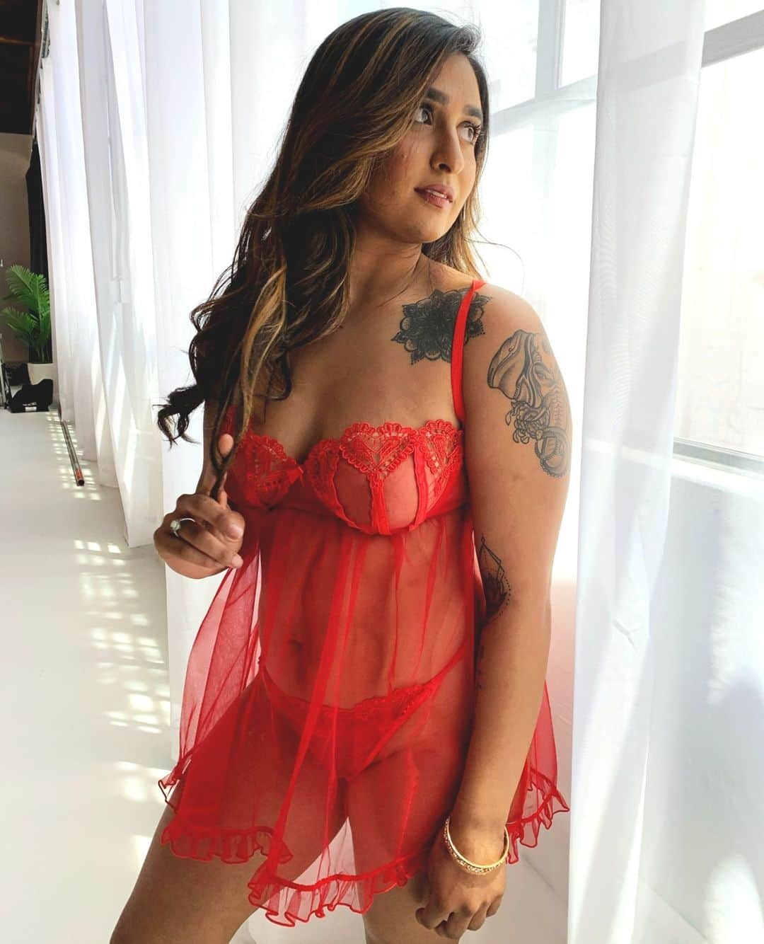 ドリームガールのインスタグラム：「The perfect piece of lingerie does exist! We are loving this babydoll for Valentine's Day! Have you shopped our Valentine's styles yet? Link in bio to check them out ❤️」