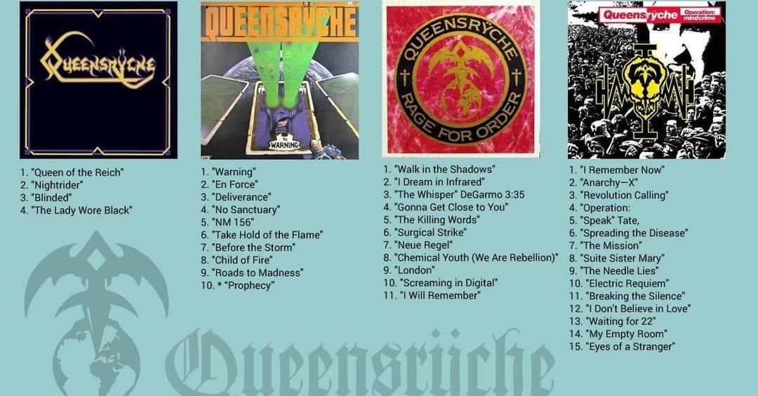 Queensrycheさんのインスタグラム写真 - (QueensrycheInstagram)「#tbt - What are your fav tracks from these classic albums?!  #queensryche #throwbackthursday #classicalbums #ep #thewarning #ragefororder #operationmindcrime #whichareyourfavorites #favoritetracks」2月5日 8時30分 - queensrycheofficial