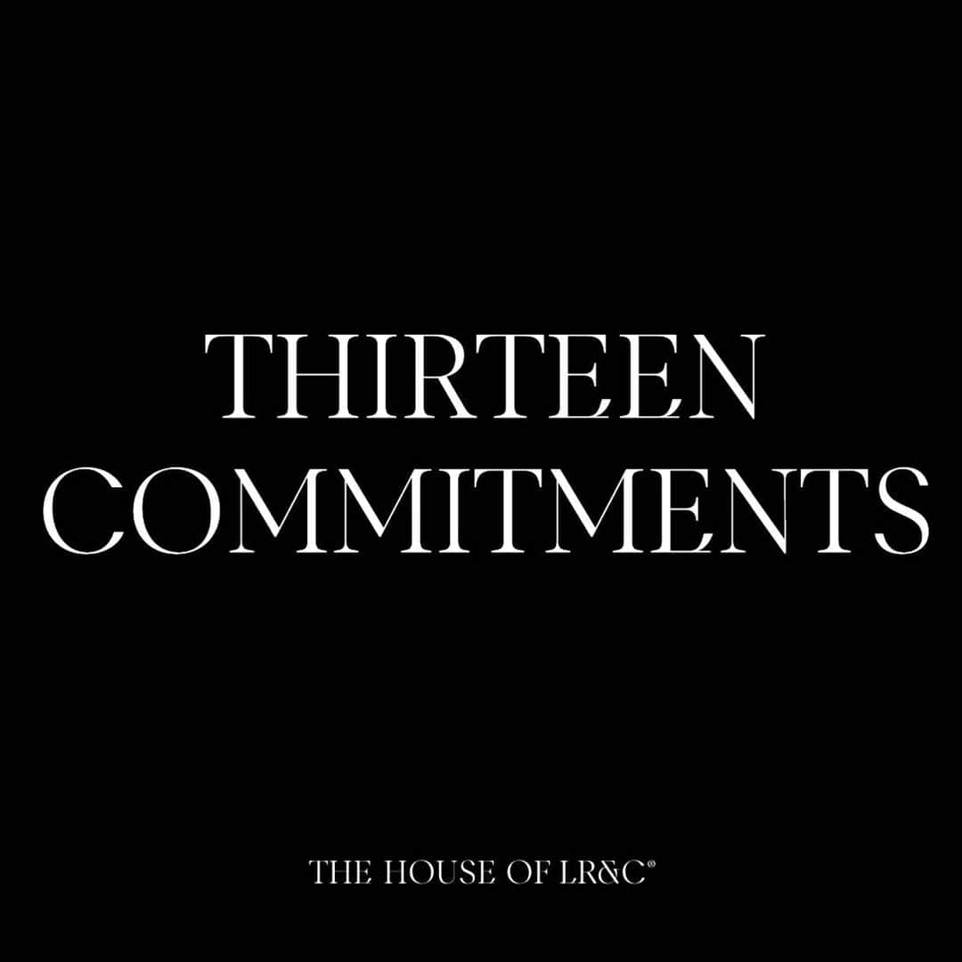ラッセル・ウィルソンのインスタグラム：「Our Thirteen Commitments are ingrained in everything we do at The House of LR&C. @TheHouseofLRC. These are a reflection of who we are and the future we are creating. @Ciara & I are incredibly proud to be a part of building a new company to create lasting change. #WeAreTheChange #BlackHistoryMonth #WeAreHere」