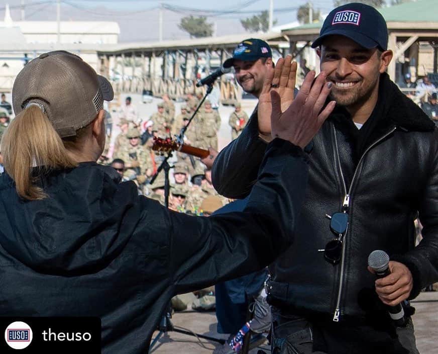 ケリー・ピックラーのインスタグラム：「Always honored to support our military however I can. Thanks for the opportunity @theUSO and congrats on the 80th anniversary! 🇺🇸  . Regram • @theuso • The USO is proud to announce multi-tour veterans country singer @kelliepickler and actor @wilmervalderrama as our new USO Global Ambassadors. In honor of the USO's 80th anniversary, Pickler and Valderrama will help lead the effort for Americans to give more than thanks to our military community. Visit the link in our bio to find out more.   #MoreThanThanks #USO #BeTheForce #KelliePickler #WilmerValderrama #military #supportourtroops」