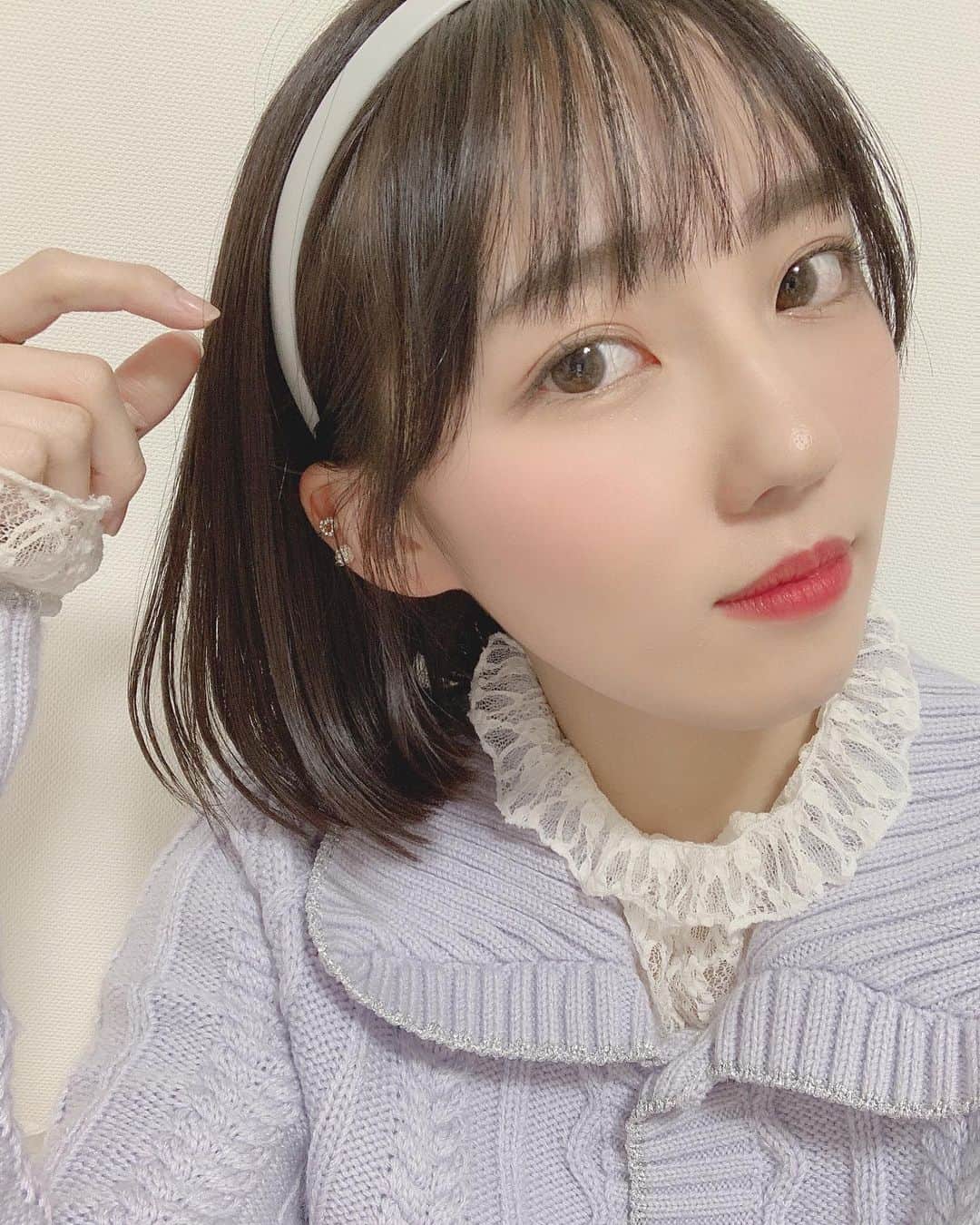 川平朱莉のインスタグラム：「7年ぶりくらいバッサリ切りました🌷」