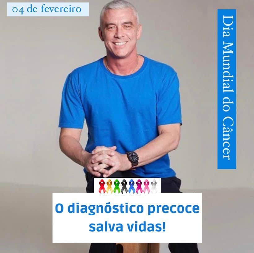 のインスタグラム：「O Dia Mundial do Câncer é uma data criada pela União Internacional para o Controle do Câncer (UICC), em 2005, para conscientizar a população mundial sobre a doença e incentivar as pessoas a falarem mais sobre o assunto no dia a dia. Cuide-se todos os dias. Ame-se o ano inteiro! 🙏🏻❤️  (Post do @alewin71): O Dia Mundial do Câncer reforça a importância do autocuidado e da informação como aliados para a prevenção dessa doença. Saiba que neste dia 04 de fevereiro você também é parte importante da nossa luta. 👊🏻Exames periódicos e o máximo de informações podem ajudar a todos nós. Lembrem-se de alertar amigos e familiares sobre a prevenção!」