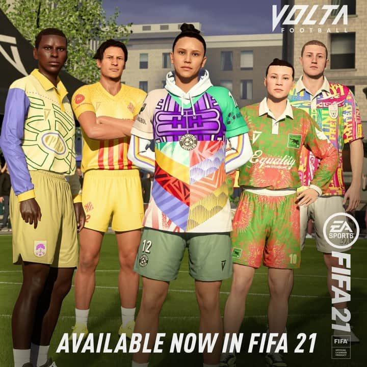 エクトル・ベジェリンのインスタグラム：「As Creative Director for @easportsfifa my first drop of retro style kits in #VOLTA goes live today! Hit up the link in my bio to get an insight into how we came up with them, and what the meanings are behind them.  Thanks to @carolina__lindberg @whatdoyouknowabouthoracio and @wekafore for supporting the design process.」