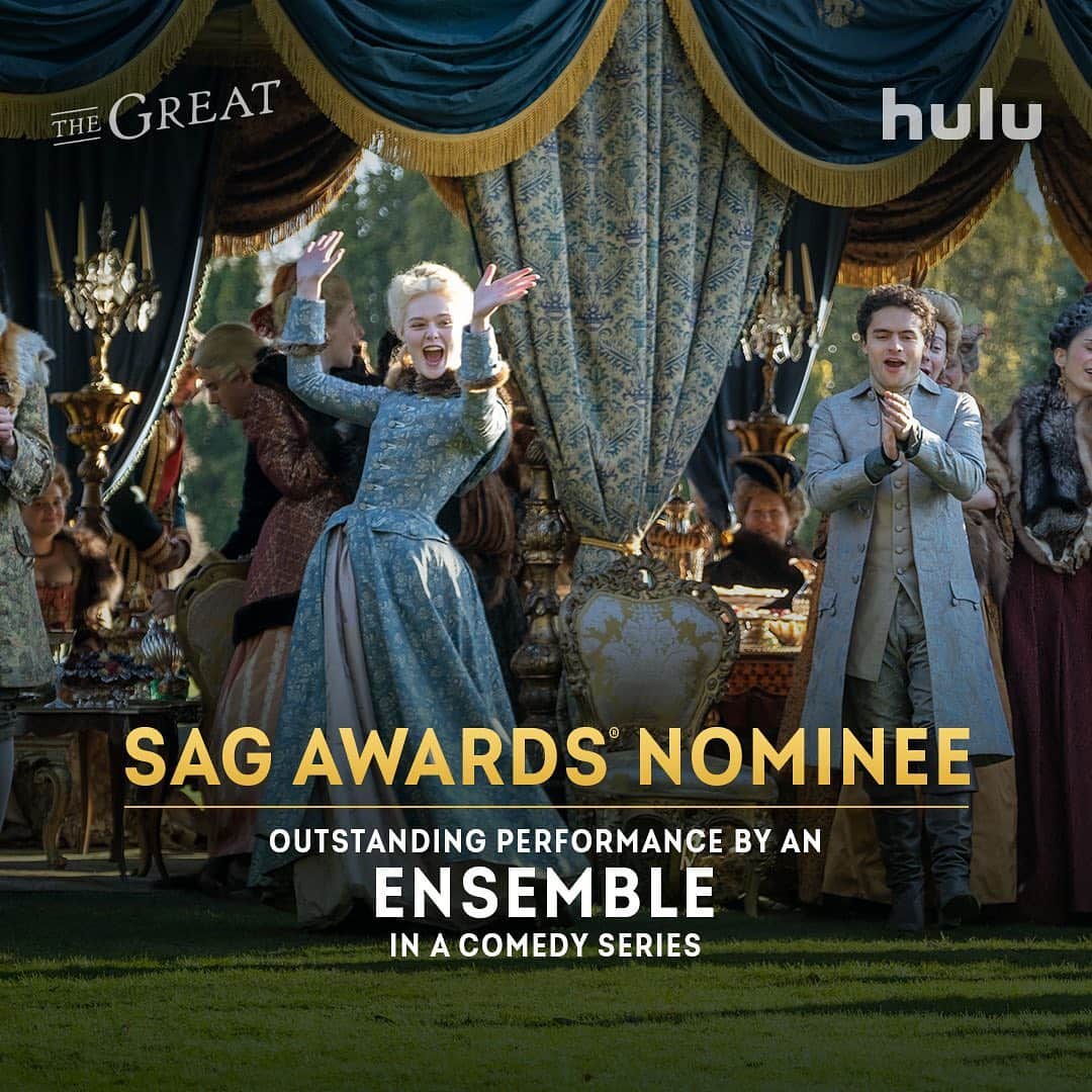 Hulu Home of Emmy-winningさんのインスタグラム写真 - (Hulu Home of Emmy-winningInstagram)「Ecstatic! Congratulations to our #SAGAwards nominees. ✨📺✨」2月5日 1時35分 - hulu