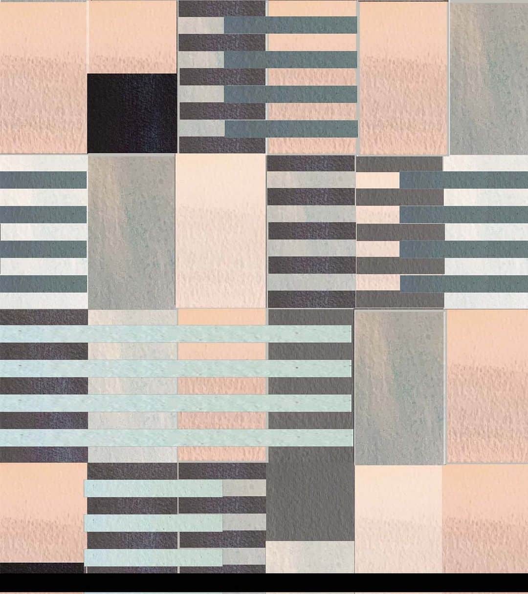 Club Monacoのインスタグラム：「Behind The Design: The making of our February prints and patterns—Inspired by the richness of textile design, we reinterpreted midcentury patterns using a hand-painted watercolor base to build texture and dimension, incorporating key colors from our seasonal palette. Once the pattern was complete, we adjusted the scale for each piece within the collection to further emphasize the sense of geometric pattern play.」