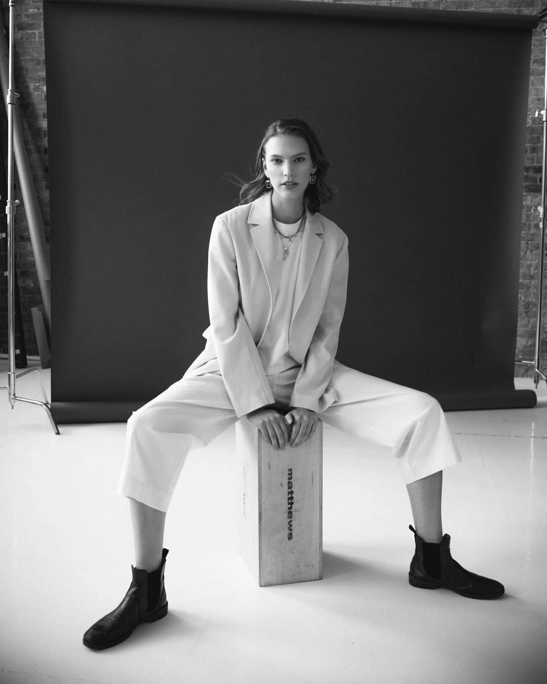 リジー フォルトゥナートのインスタグラム：「A BTS look at our FW21 Collection 〰️ stay tuned! #lizziefortunato」