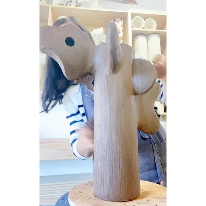 のインスタグラム：「How to make an outgrowth on your piece /// /// Excroissance, le guide 😉  #ceramics #pottery #handmade #studio #art  Available @oroboro_store」