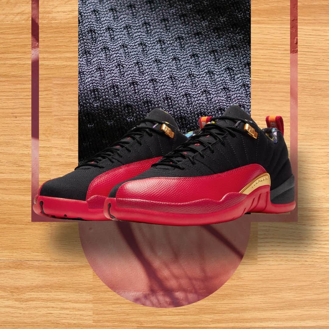 Foot Lockerのインスタグラム：「BRED with low-top flair. The #Jordan Retro 12 Low launches Saturday 2/6 online & in-store.」