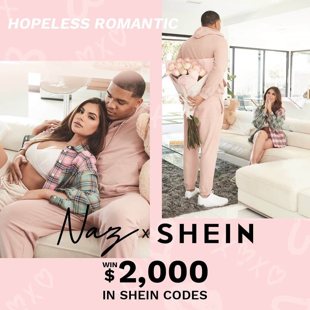 SHEINさんのインスタグラム写真 - (SHEINInstagram)「Roses are red, violets are blue, 🌹 Nazanin's edit is finally here for YOU! @nazaninkavari   What mood are you in this Valentine's Day? Let us know & you might just win some major love from SHEIN! 🛍  How To Enter: 💓 Comment & let us know which Valentine's mood are you? (i.e. Hopeless Romantic, Netflix & chill, etc) 💓 Follow @SHEINofficial & @Nazaninkavari 💓 Tag someone you want to spend Valentine's day with!  ✨ Bonus: For 2x extra entries, share this post to your stories with #NazXSHEIN & @SHEINofficial (so we can see it!)  💖 Prizes:⁠ 20 winners will be selected to win a $100 GIFT CODE! 🛍✨  Giveaway Ends 2/22/2021! Good luck babes!」2月5日 4時31分 - sheinofficial