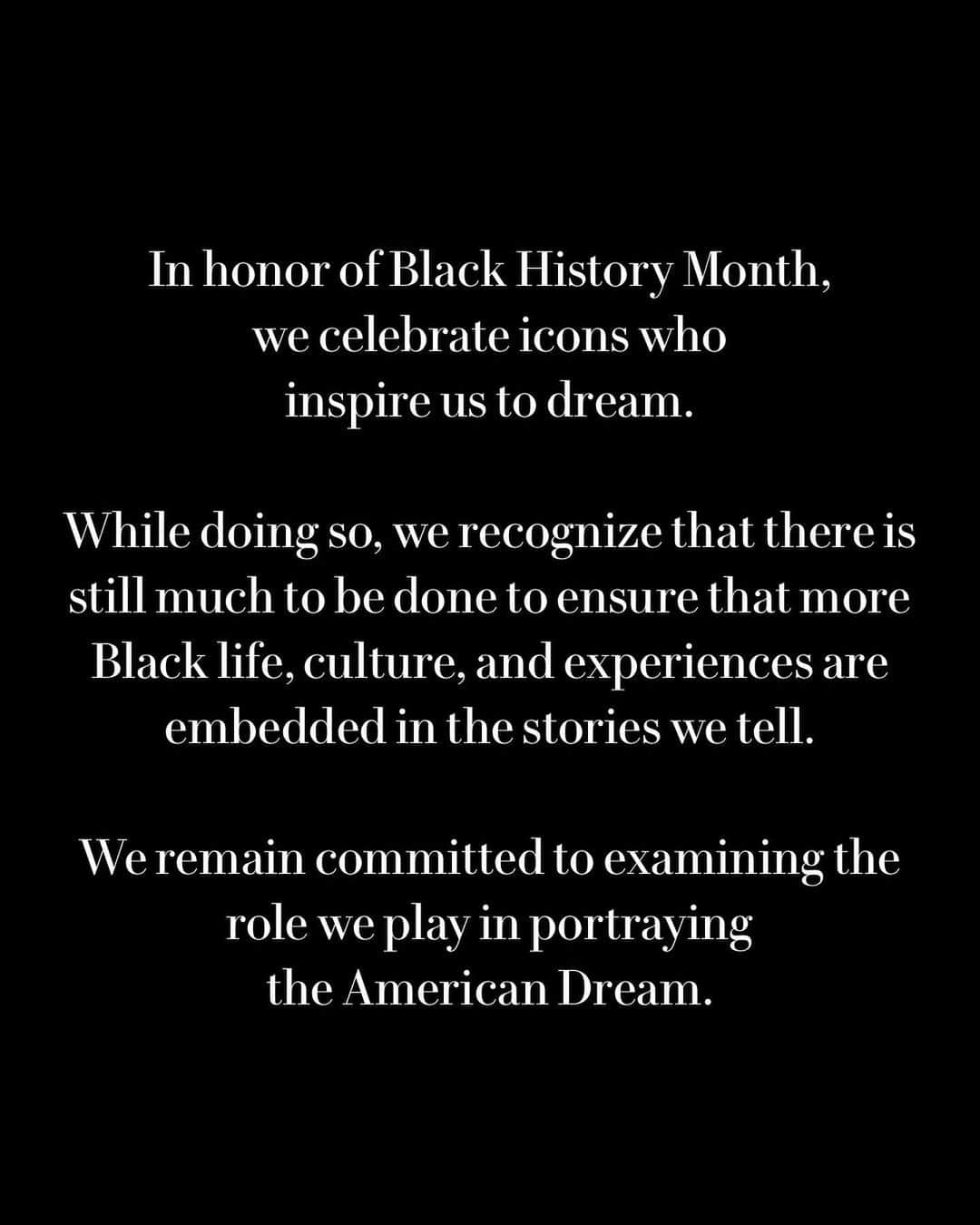 Polo Ralph Laurenさんのインスタグラム写真 - (Polo Ralph LaurenInstagram)「In honor of Black History Month, we celebrate icons who inspire us to dream.  While doing so, we recognize that there is still much to be done to ensure that more Black life, culture, and experiences are embedded in the stories we tell. We remain committed to examining the role we play in portraying the American Dream.  Black history is American history.  Learn more about our ongoing efforts via the link in bio.」2月5日 5時12分 - poloralphlauren