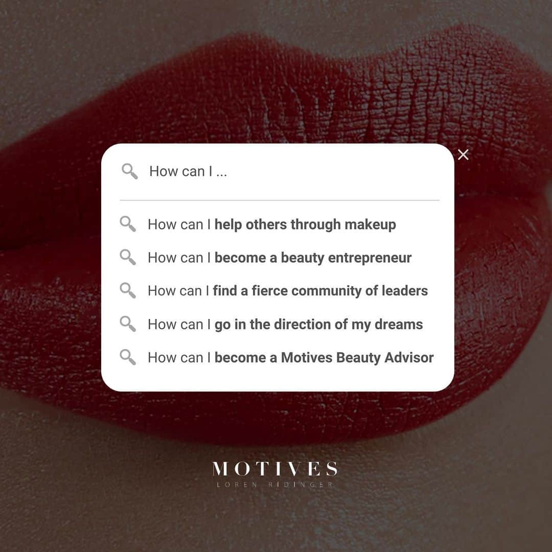 Motives Cosmeticsのインスタグラム：「Motives Beauty Advisors are the heartbeat behind our brand 🖤 They are go-getters, boss babes, pro makeup artists, mothers/fathers and everything in between! Learn all about becoming a Motives Beauty Advisor in 2021 at the link in our bio.    Beauty Advisors, share below one of your  favorite parts about being a #MotivesBeautyAdvisor! 👇」