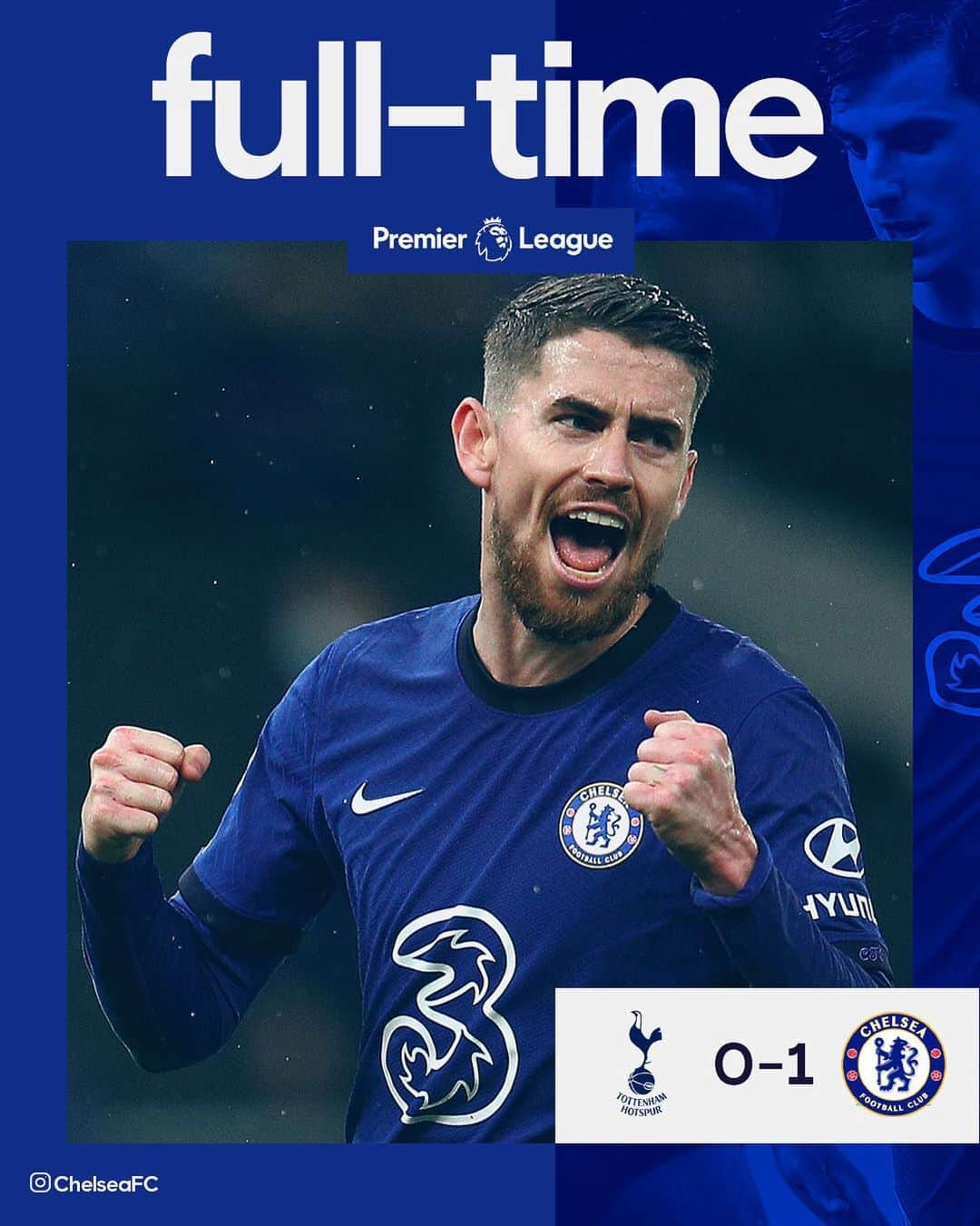 チェルシーFCさんのインスタグラム写真 - (チェルシーFCInstagram)「FT. It’s a first London derby win for Thomas Tuchel! 🔵 #TOTCHE #CFC #Chelsea」2月5日 6時51分 - chelseafc