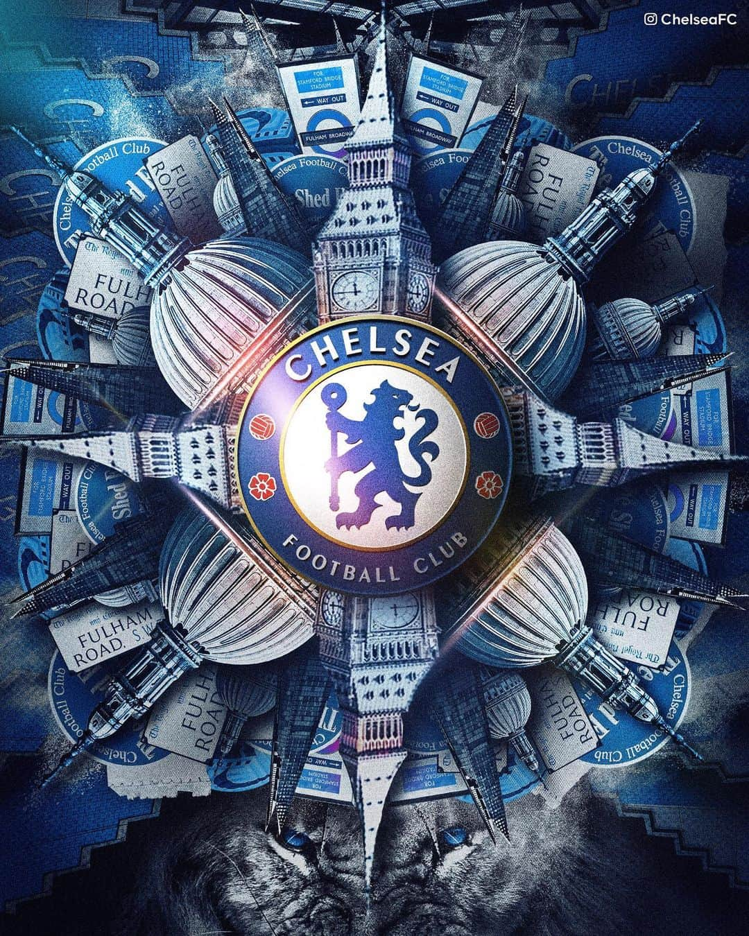 チェルシーFCさんのインスタグラム写真 - (チェルシーFCInstagram)「It’s blue, Chelsea fans. LONDON IS BLUE! 🔵🤩 #TOTCHE #CFC #Chelsea」2月5日 6時56分 - chelseafc