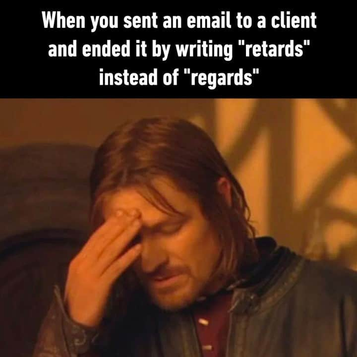 9GAGさんのインスタグラム写真 - (9GAGInstagram)「Best retards⠀ #email #facepalm #memes #9gag」2月5日 7時00分 - 9gag