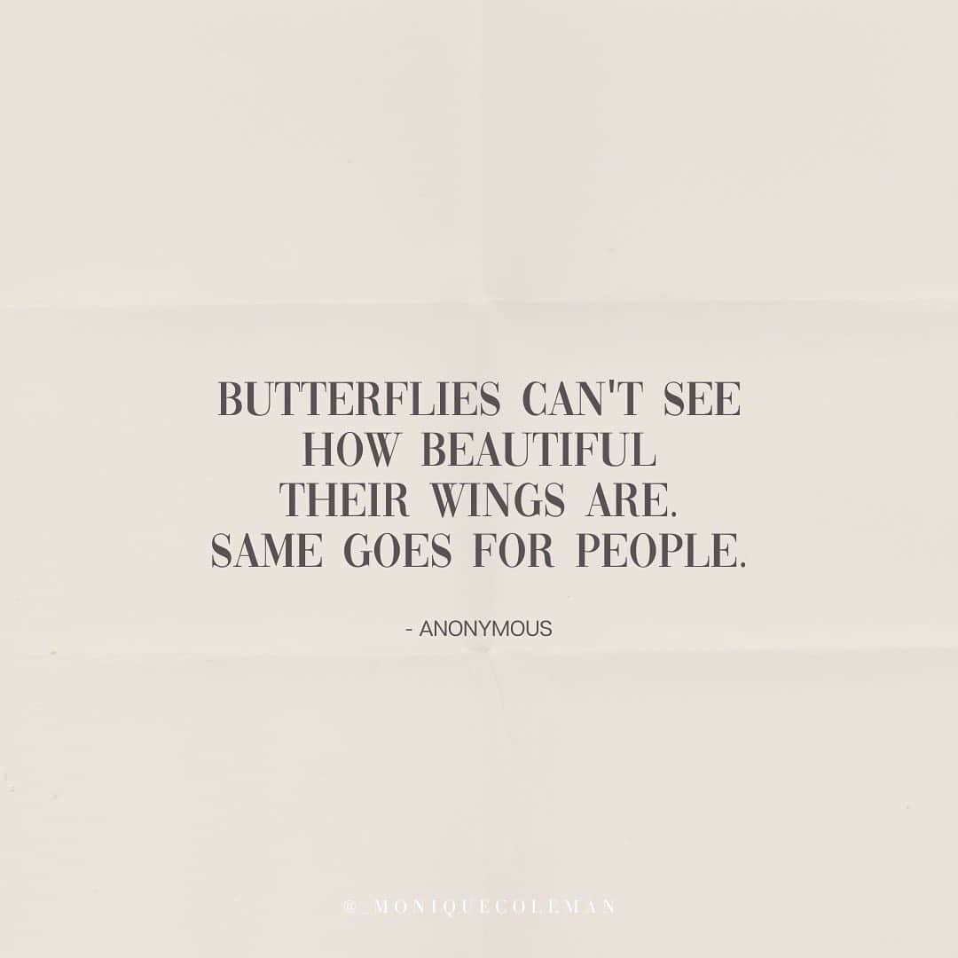 モニーク・コールマンのインスタグラム：「In case you haven’t heard it yet today: You are beautiful and you matter ♥️🦋」