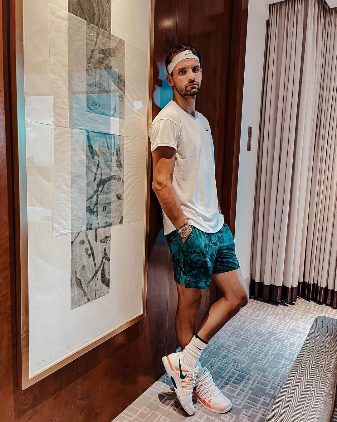 グリゴール・ディミトロフのインスタグラム：「👀👀@nikecourt」