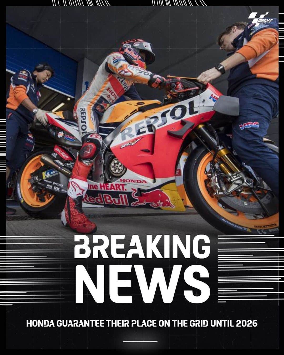 MotoGPさんのインスタグラム写真 - (MotoGPInstagram)「The most successful manufacturer in GP history signs on for another 5 years! 🙌 Nice to have you @hrc_motogp! 😎🤝 #MotoGP #Motorcycle #Racing #Motorsport」2月5日 17時44分 - motogp