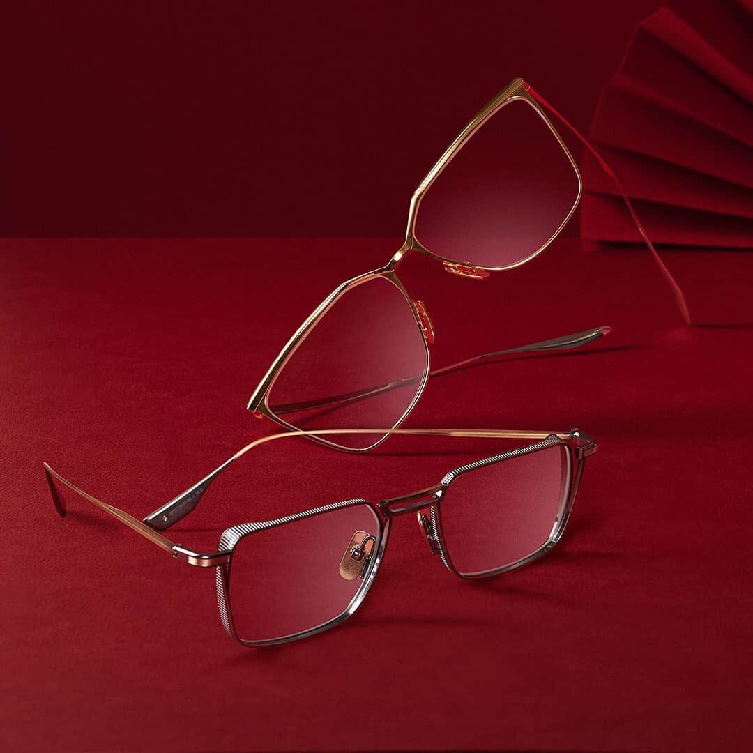 ディタのインスタグラム：「Ring in the year of the Ox. Wishing you good fortune and prosperity for the Lunar New Year. Discover the technical sophistication of DITA's Japanese Titanium Optical frames on dita.com and select retailers.'  #LunarNewYear #DITAlindstrum #DITAravitte #DITAeyewear」