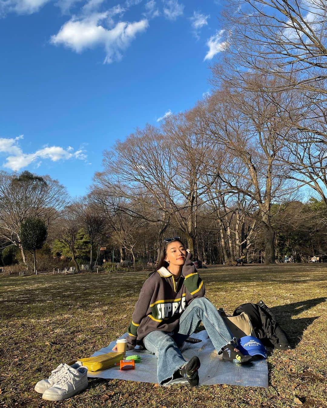 松本優のインスタグラム：「. . 語りすぎて気づけば夜やった日 色んなことこれからももっとあるんやろうけど負けづに頑張ろうね😌 . ※写真の時だけマスク外してるよ💙 . .」