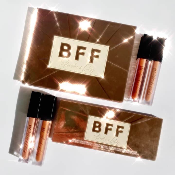 BH Cosmeticsのインスタグラム：「🚨 BFF Alondra & Elsy SNEAK PEEK 🚨 What shades are you hoping to see?! 👀 #BHxAlondraElsy #bhcosmetics #linkinbio」