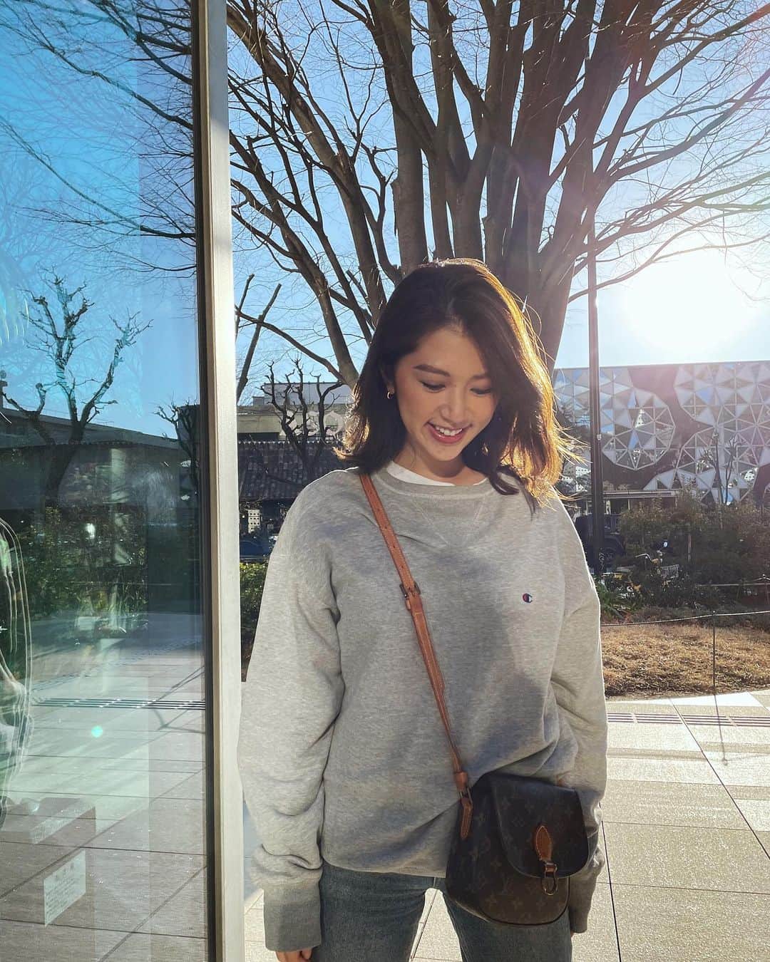 藤原菜摘のインスタグラム：「Yesterday🌞 数年ぶりの再会が多い今日この頃🪐」