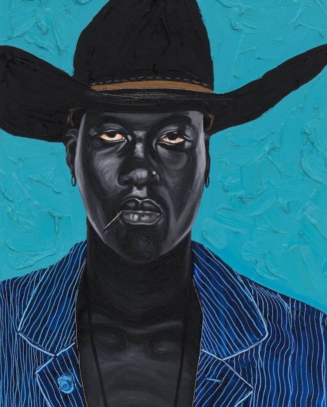 Juxtapoz Magazineさんのインスタグラム写真 - (Juxtapoz MagazineInstagram)「@otis_quaicoe “Black Cowboy” series via @robertsprojects and @galleryplatform.la • Read our interview with Otis in our Winter Quarterly, on newsstands and our web shop now.」2月5日 12時54分 - juxtapozmag