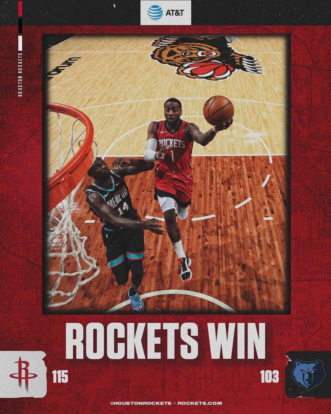 ヒューストン・ロケッツさんのインスタグラム写真 - (ヒューストン・ロケッツInstagram)「#Rockets WIN!」2月5日 13時25分 - houstonrockets