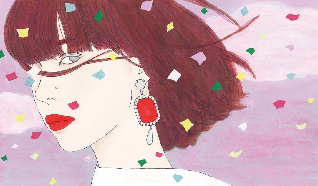 マエガミマミのインスタグラム：「星ひとみさんの新連載「明日が変わる天星術占い」、雑誌Marisolで今月号(本日発売)からスタートです✴︎ イラスト担当させて頂きます。 @marisolmagazine」