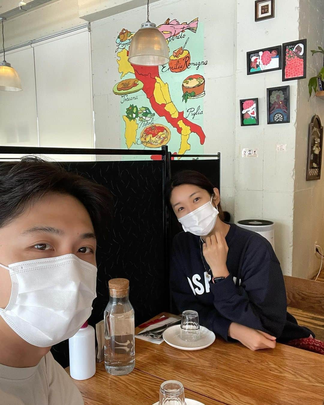 キム・ビヌさんのインスタグラム写真 - (キム・ビヌInstagram)「우리동네 맛집에서 남편이랑 점심데이트 🍽  #행복 #감사한일상  #부부  #soulmate  #맛집 #판교라비떼」2月5日 14時25分 - binwoos