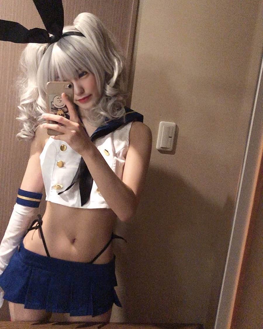 東条蒼のインスタグラム：「＊ ・ ・ 正解発表だよ！ Twitterでも先に投稿しましたが、 しましま靴下の正体は、 ・ なんと！ ・ ・ 島風の格好をした、鹿島でしたーー✨ ・ ・ わかりましたかね？☺️❤️ ・ ・ またコスプレができるように、 ぜひ、作品買ってね！！笑 ・ ・ 2月、3月は個撮をする予定です！！ 衣装用意してくれたら着れるみたいなので、ぜひ、コスプレさせてください、よろしくお願いします笑笑 ・ ・ #コスプレ ・ #艦これ #艦これコスプレ  #島風　#鹿島 ・ ・ #ファンディング #ラポルノファンディング ・ #撮影会#東条蒼 #クルーズグループ #セクシー女優 #av女優 #メガネ女子 #黒髪 #ショートヘア #あおたん　#teamメレンゲ #followｍe #following #japan #girl #photooftheday #tagsforlikes #instalike  #台湾 #香港 #粉我 #拍照 #照片 #人像攝影」