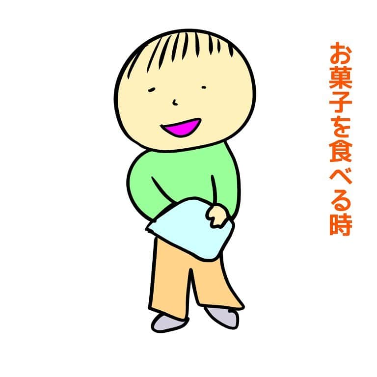 山本博のインスタグラム：「お菓子…  #ママガール #mamagirl」