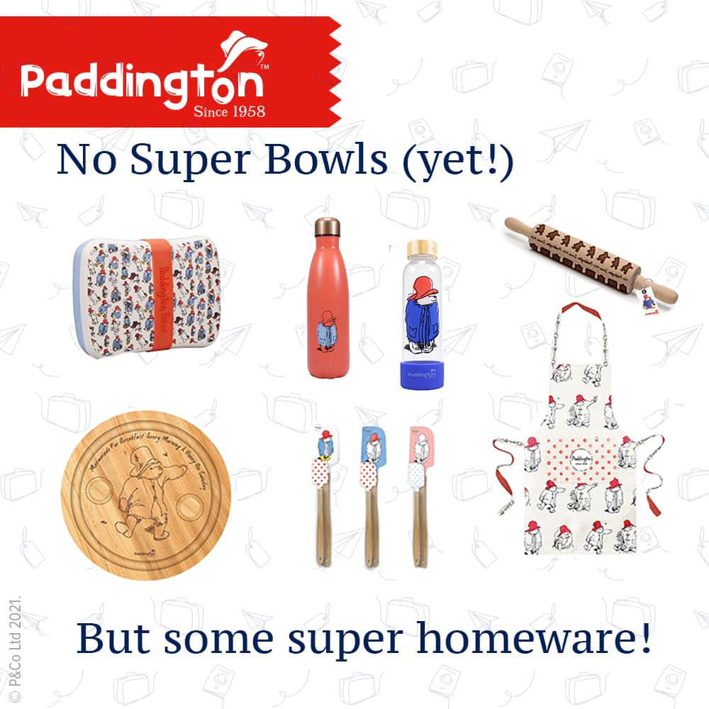 Paddington Bearさんのインスタグラム写真 - (Paddington BearInstagram)「We don't have a Super Bowl (yet!) but we do have range of Super Homeware in our Paddington Store. Get your paws on the collection via the link in our bio.」2月6日 3時03分 - paddingtonbear