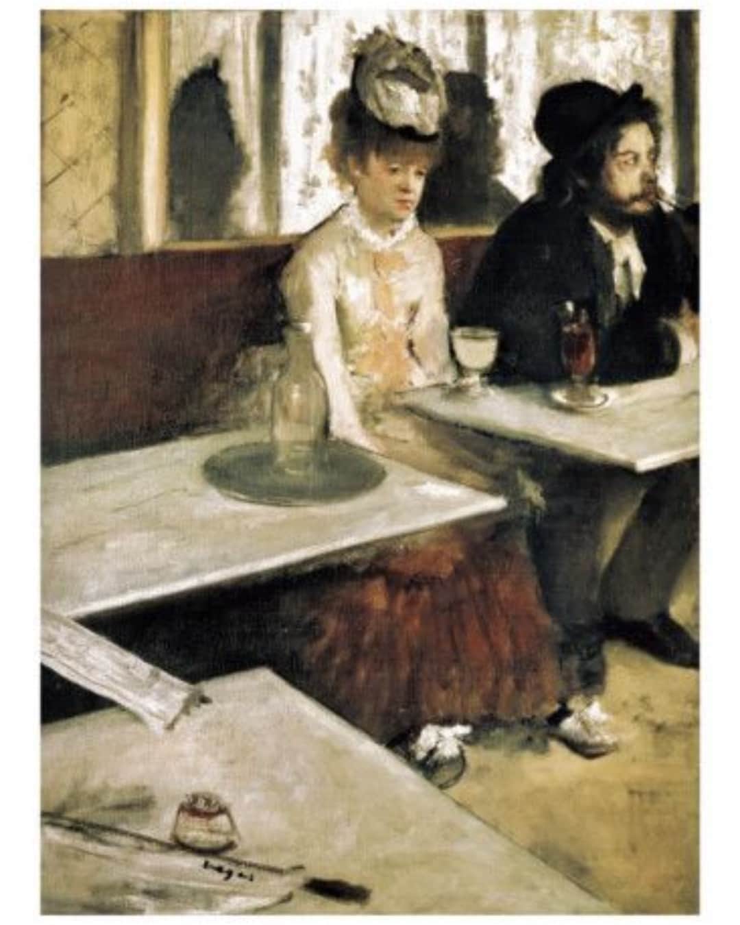 オリバースペンサーさんのインスタグラム写真 - (オリバースペンサーInstagram)「L'Absinthe by Edgar Degas, or as it later became known, "Lockdown Friday Chez Moi." . Have a great weekend! #oliverspencer #labsinthe #degas #wreckedathomeagain」2月6日 3時02分 - oliverspencer