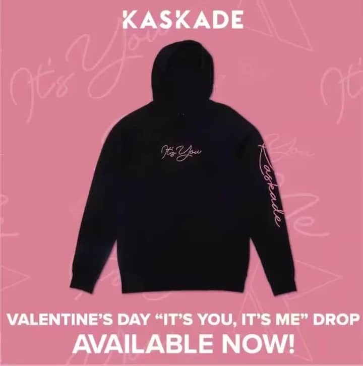 カスケイドのインスタグラム：「Valentine’s Day ⁠ “It’s You, It’s Me” @ShopKaskade drop ⁠ 🚨AVAILABLE NOW🚨⁠ Get it for yourself, your bestie, your mama, or your true love. Just get it before it’s gone ❤️⁠ ShopKaskade.com ((LINK IN BIO))⁠」