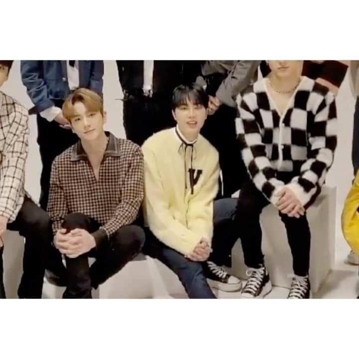 チュ・ハンニョンのインスタグラム：「210205 • [YOUTUBE: Kstyle] "[Kstyle 9th Anniversary] A congratulatory message has arrived from THE BOYZ!"」