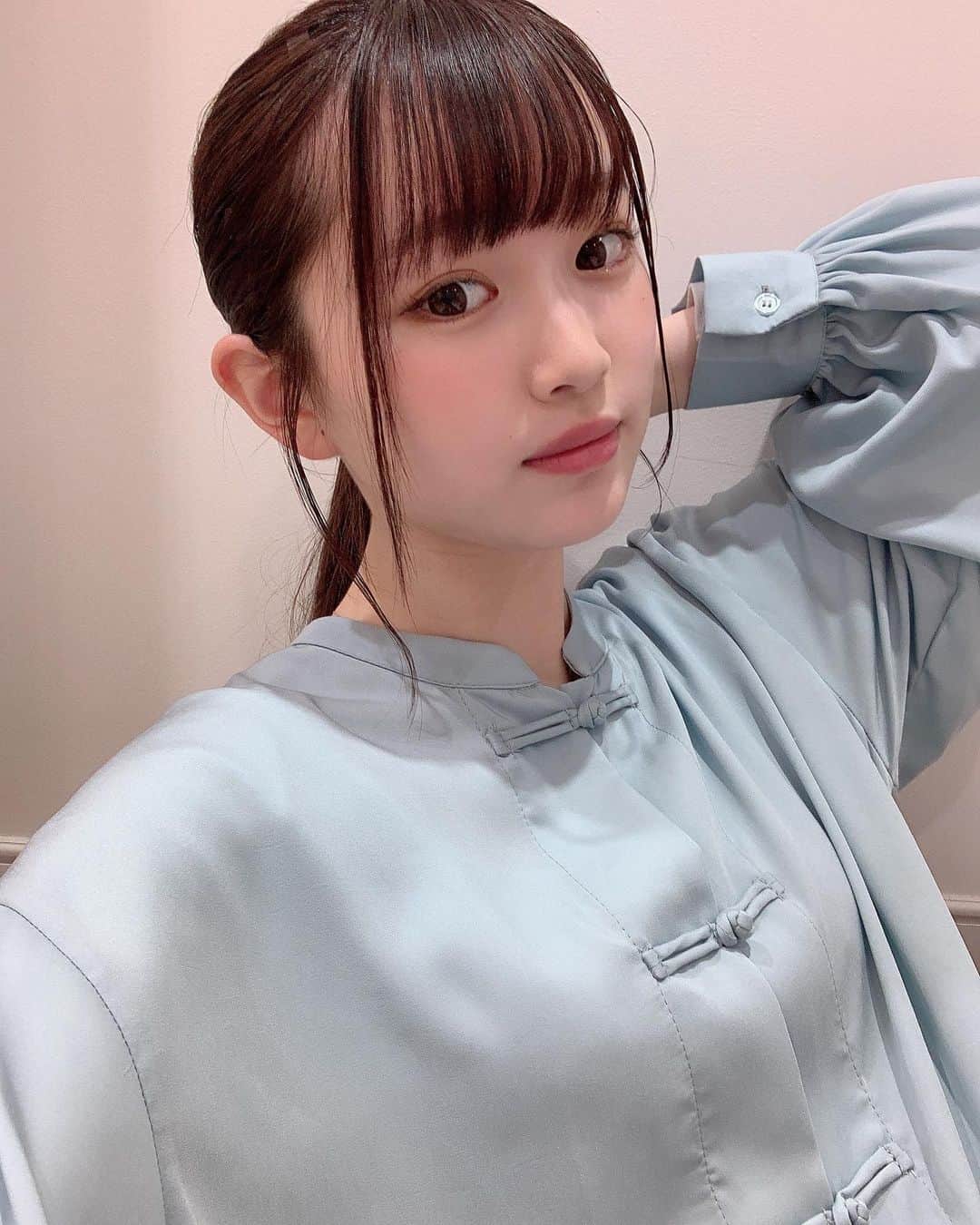 平野夢来（ゆぴぴ）のインスタグラム：「最近はストレートにハマってます🔆 ・ ・」