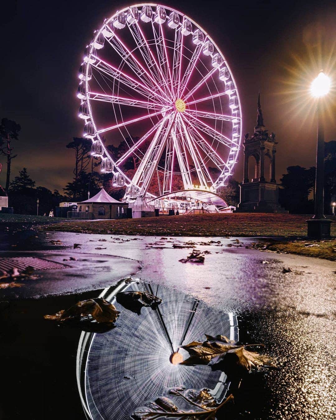 instagoodさんのインスタグラム写真 - (instagoodInstagram)「@behdude  Did you ever wonder if the person in the puddle is real, and you're just a reflection of him? - Bill Watterson The ferris wheel in the puddle is a 30 sec long exposure while the real one is a snap.  . . .  #alwaysSf #bay_shooters #igersSF #sanfranciscoLive #sanfranciscoworld #sanfranciscocity #nowrongwaysf #sfbucketlist #sf_insta #sanfrancisco_now #bestpicofsf #sinfrancisco #streetsofsf #sanfrancisco #california_igers #californiathroughmylens #wildcalifornia #californialove #visitcalifornia #california4fun #caliinviteyou #naturalcalifornia #hellocalifornia #everydaycalifornia #california__living ⁣#californiadreamin ⁣#rawcalifornia  #unlimitedcalifornia⁣#california⁣」2月5日 20時00分 - instagood