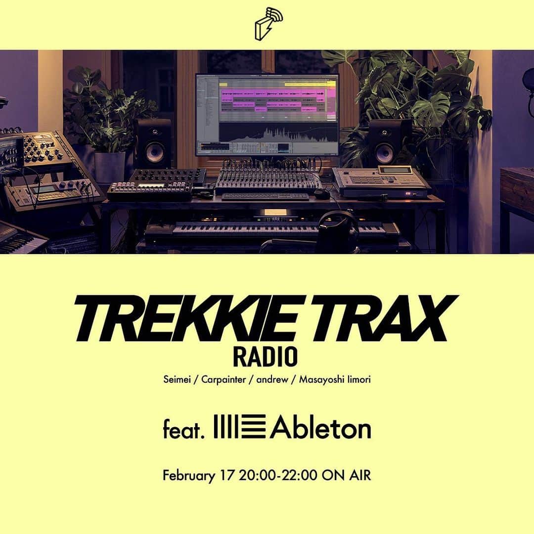 Block.fmのインスタグラム：「ラジオ  TREKKIE TRAX feat. Ableton 発売予定のAbleton Live 11 の記念番組をAbleton JPとタイアップして生放送📡お楽しみに。 #blockfm #TTR_bfm」