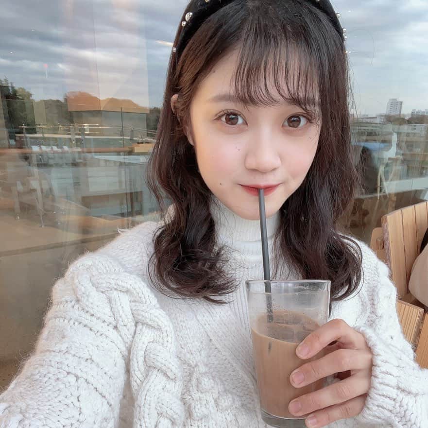 牧野莉奈のインスタグラム：「みなさんのおすすめカフェ教えて🥺🎶  #カフェ巡り好きな人と繋がりたい #starbucksreserve #l4l」