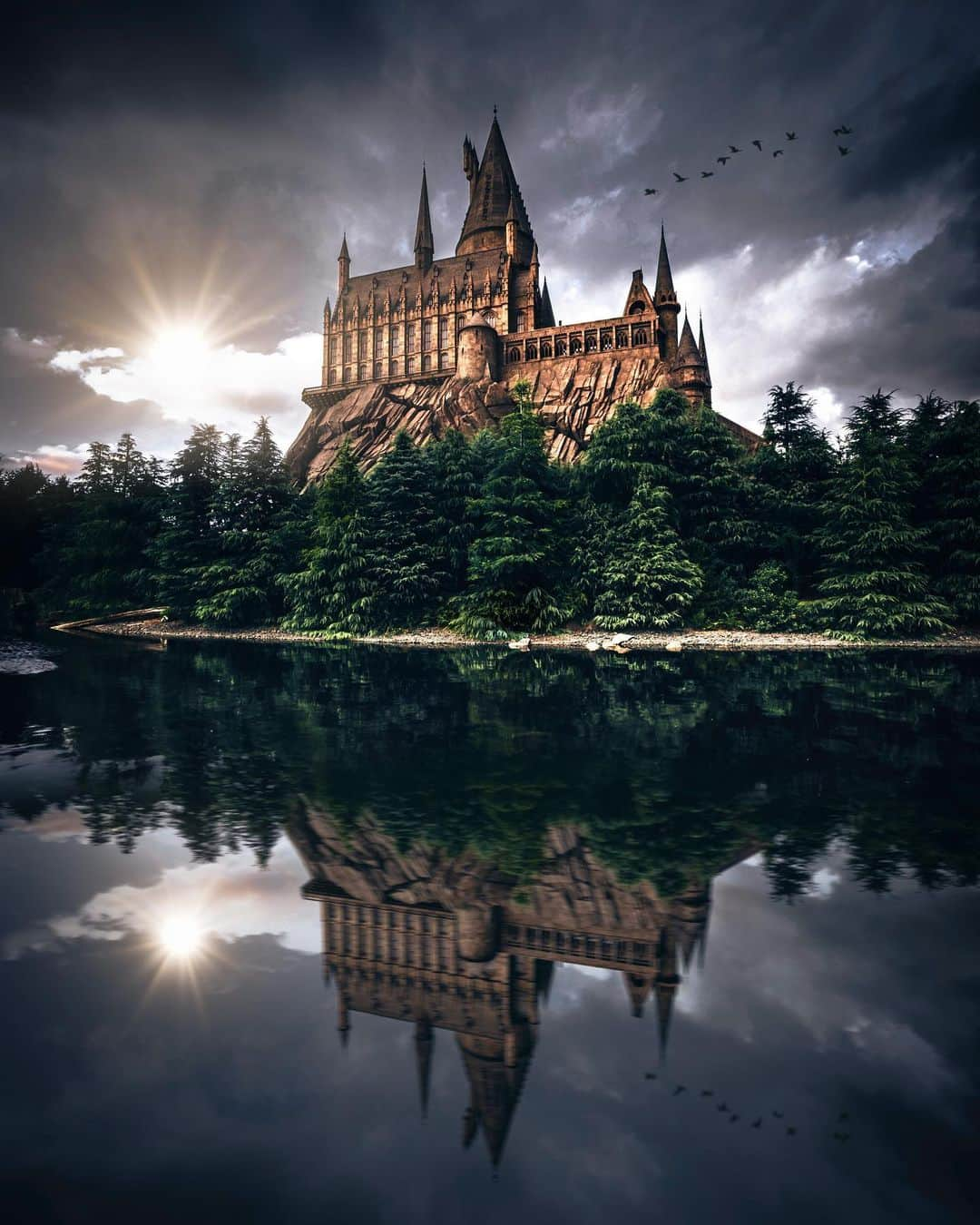 R̸K̸さんのインスタグラム写真 - (R̸K̸Instagram)「Hogwarts Castle with the Black Lake “Happiness can be found even in the darkest of times if only one remembers to turn on the light”  ... like this photo. #hellofrom Universal Studios Japan ・ ・ ・ ・ #beautifuldestinations #thegreatplanet #discoverearth #roamtheplanet #ourplanetdaily #lifeofadventure #livingonearth #theweekoninstagram  #stayandwander #welivetoexplore #awesome_photographers #IamATraveler #wonderful_places #designboom #voyaged #sonyalpha #bealpha #moodygrams #cnntravel #d_signers #modernArchitect #architectanddesign #architecture_hunter #artsytecture #amazingarchitecture #luxuryworldtraveler  #bbctravel #lovetheworld @sonyalpha  @lightroom @soul.planet @earthfever @9gag @500px @paradise @mega_mansions @natgeotravel @awesome.earth」2月5日 21時00分 - rkrkrk