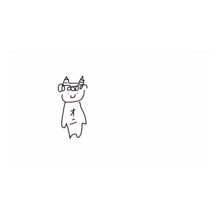 MINAのインスタグラム：「渾身のオニちゃん👹」