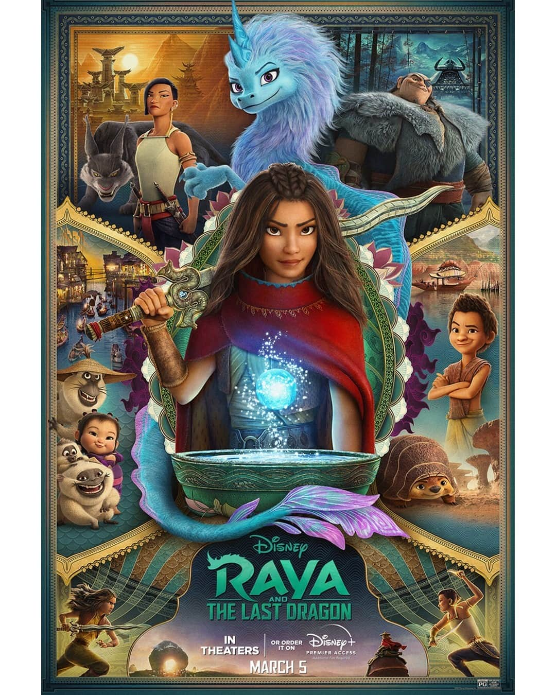 Disneyさんのインスタグラム写真 - (DisneyInstagram)「In 1 month, Raya and the Last Dragon arrives on March 5. Tickets now on sale or order it early on Disney+ with Premier Access. Learn more: http://disney.com/raya #DisneyRaya」2月5日 22時00分 - disney