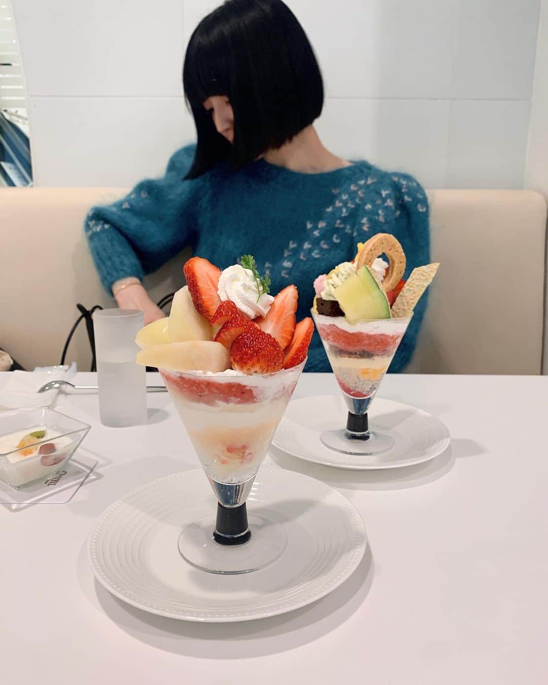 小谷実由さんのインスタグラム写真 - (小谷実由Instagram)「🍓🍨🍈🍮 食べたい🙂」2月5日 22時29分 - omiyuno