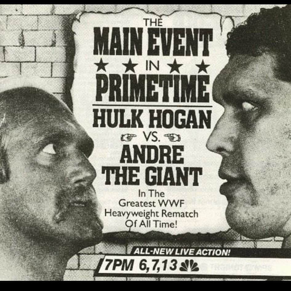 ハルク・ホーガンさんのインスタグラム写真 - (ハルク・ホーガンInstagram)「33yrs ago tonight,33million people tuned into Saturday Night’s Main Event to see me take on Andre on NBC,that’s what you call drawing a house BROTHER!!!! HH #hogansbeachshop #andrethegiant」2月6日 4時11分 - hulkhogan