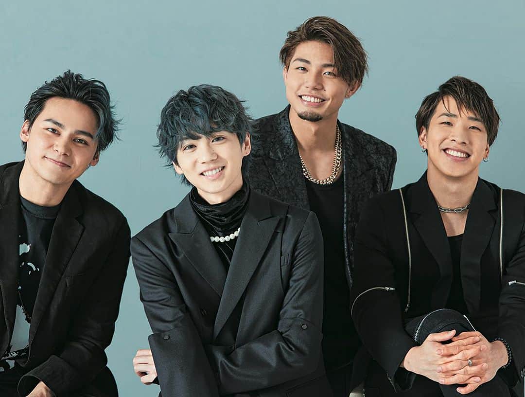 steady.のインスタグラム：「本日発売のsteady.3月号では、THE RAMPAGE from EXILE TRIBEさんを特集しています❤️❤️❤️ 16人全員登場しているので、週末にぜひチェックを😉✨ こちらは、吉野北人さん、陣さん、武知海青さん、龍さん💕 　 #steady #雑誌ステディ #therampage  #therampagefromexiletribe #陣 #LIKIYA #川村壱馬 #吉野北人 #RIKU #藤原樹 #龍 #後藤拓磨 #鈴木昂秀 #浦川翔平 #神谷健太 #山本彰吾 #武知海青 #岩谷翔吾 #長谷川慎 #与那嶺瑠唯」