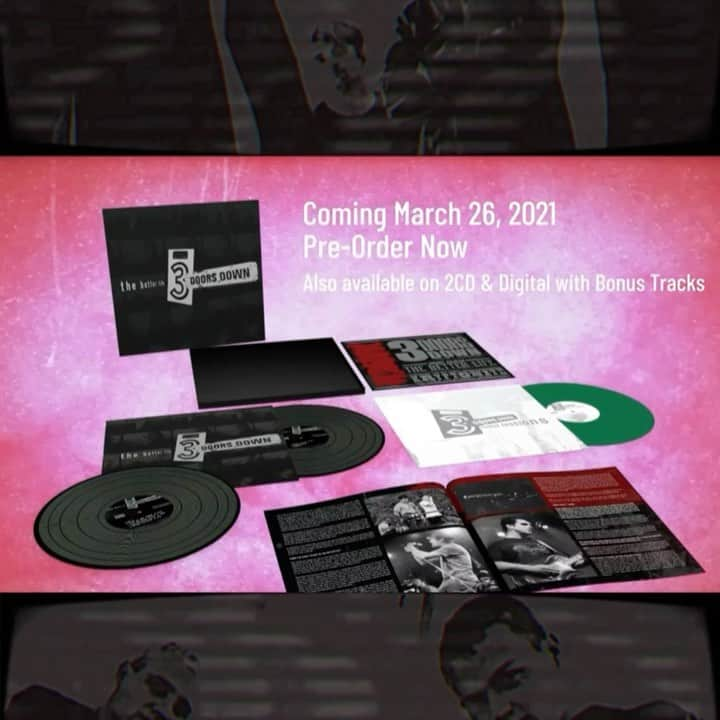 3 Doors Downのインスタグラム：「We are thrilled to announce that we’re releasing a 20th Anniversary edition of our debut album and our demo recordings from 1996, The Escatawpa Sessions! You can pre-order the box set which includes the 3LP's, extensive liner notes, exclusive photos, a lithograph, and more. Not only that, but you can hear the new tracks The Better Life (XX mix) & Dead Love NOW. Join us tonight at our first #3DD3xL show where we’re playing The Better Life front to back LIVE for the FIRST TIME EVER + 3 songs off The Escatawpa Sessions. Link in bio!」